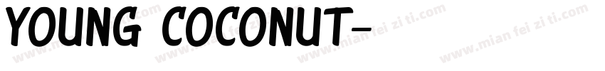 YOUNG COCONUT字体转换